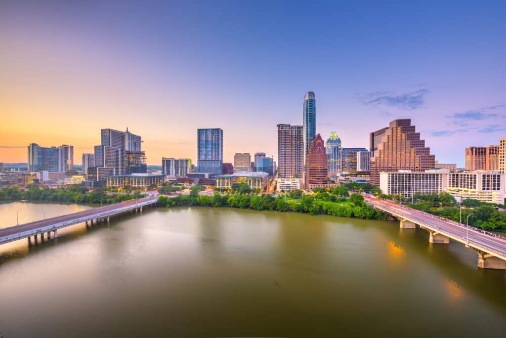 Austin, Texas, USA Skyline