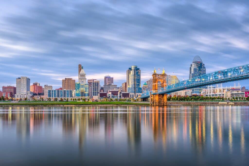 Cincinnati, Ohio, USA Skyline