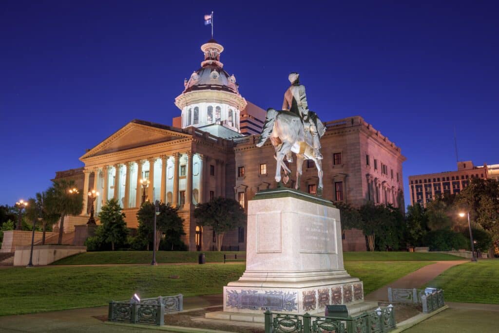 Columbia, South Carolina, USA at the State House