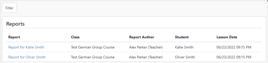 CORE Languages Instructor Dashboard and Account