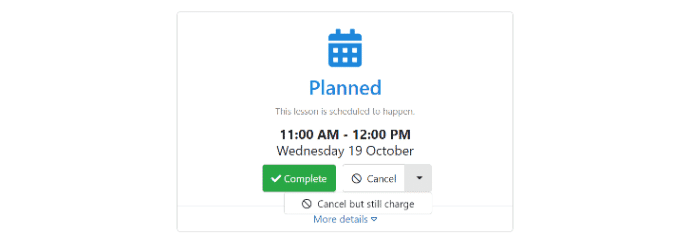 CORE Languages Cancellation Policy - How to mark cancelled or missed classes?