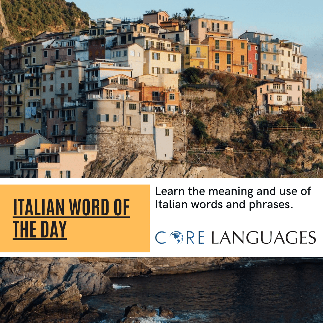 Italian Word of the Day Instagram Post